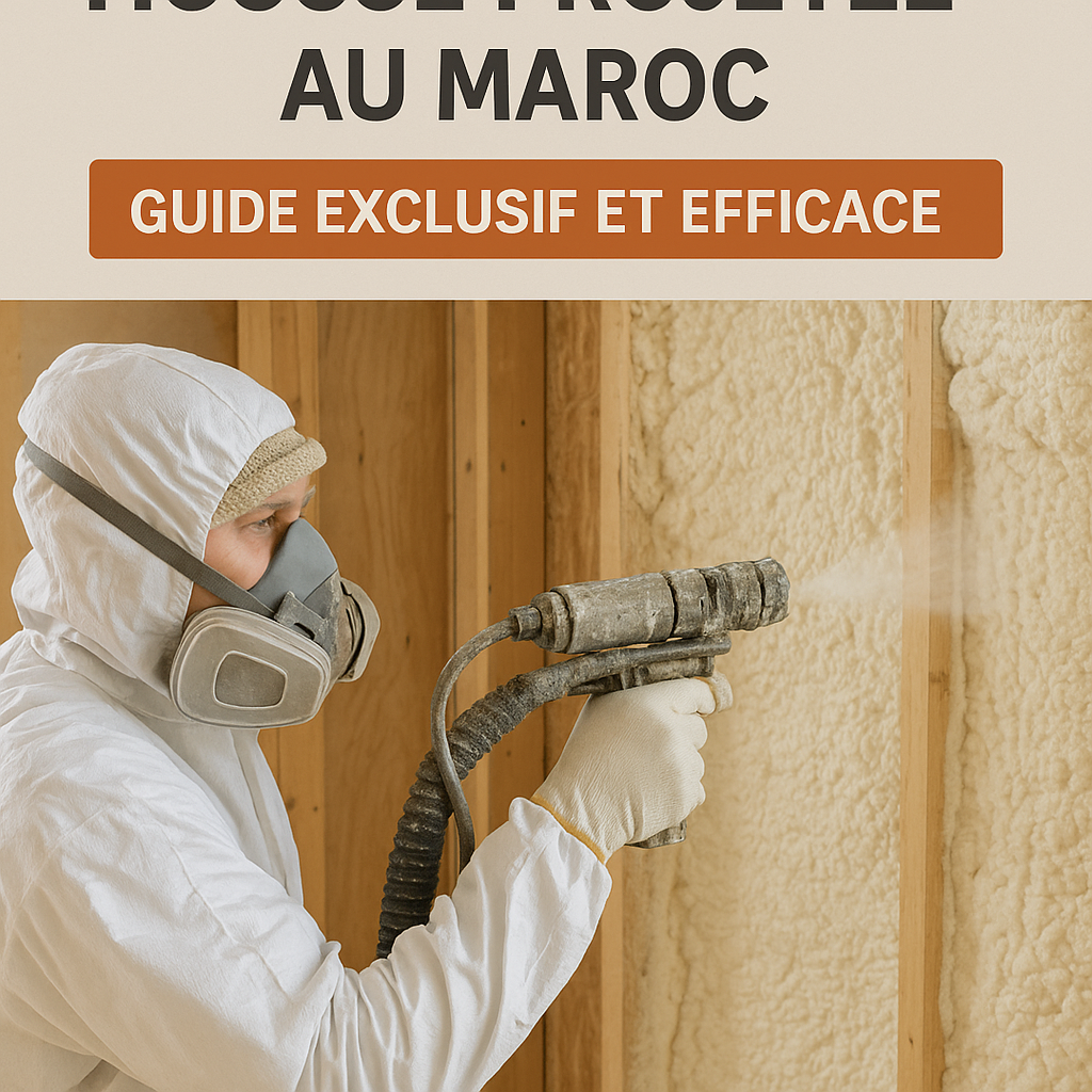 Illustration of Isolation par mousse projetée au Maroc : Guide exclusif et efficace